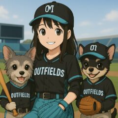 野球と犬と子どもたちがもたらす、家族のやさしさと素敵な時間
